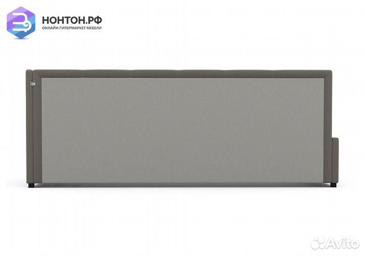 Софа Квадро микровелюр серый