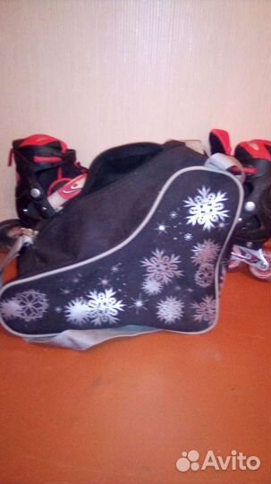 Роликовые коньки размер 34-37