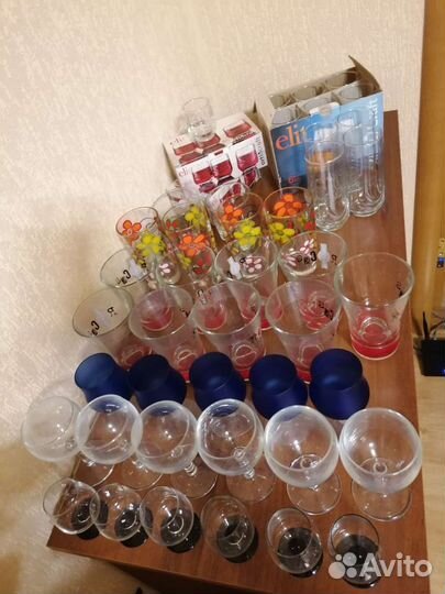Рюмки, бокалы, стаканы