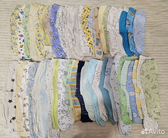 Вещи пакетом на мальчика 0-8 мес