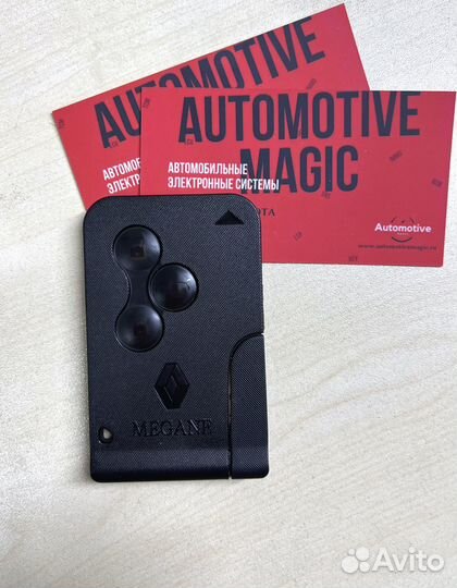 Ключ Renault Megane / Renault Scenic с привязкой