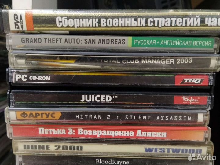 Компьютерные игры диски PC CD video DVD