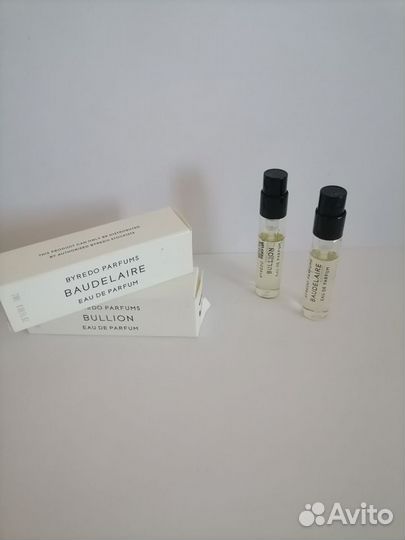 Пробники парфюма byredo