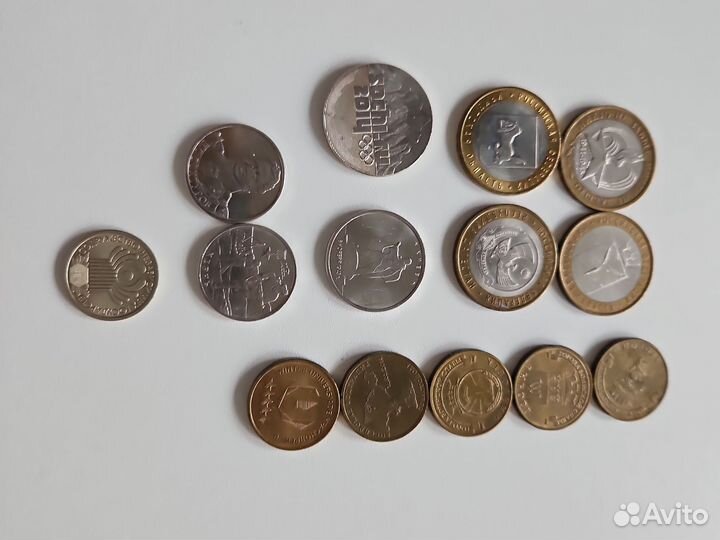 Редкие монеты 10, 5, 2, 1, 25