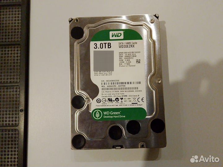 Жесткий диск Western Digital 3GB