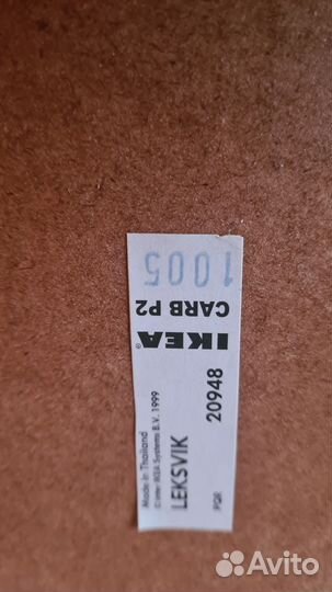 Детский стол и 2 стула Leksvik IKEA. почти не испо