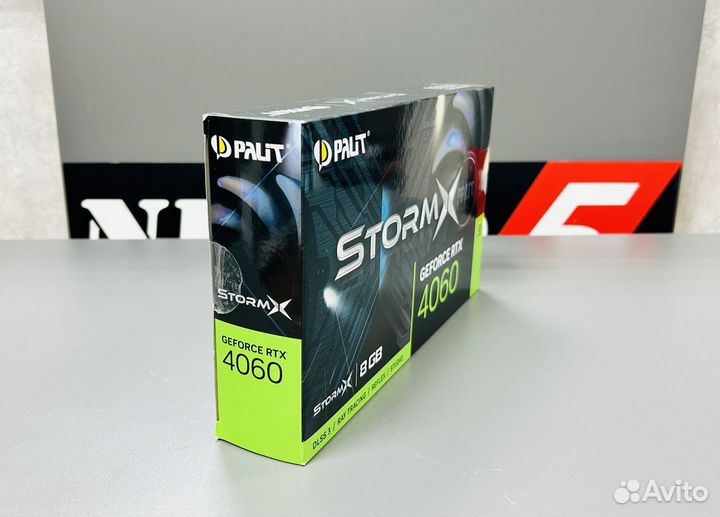 Новая Видеокарта Palit GeForce RTX 4060 StormX