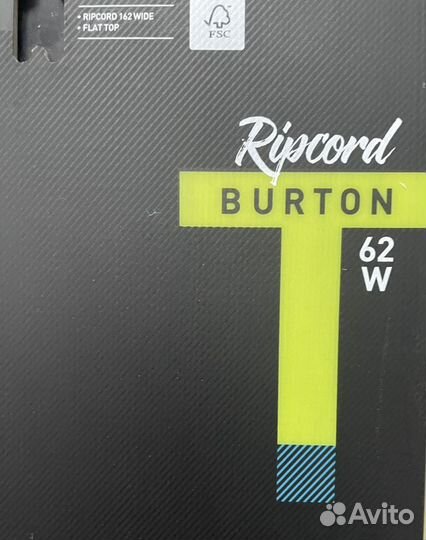 Сноуборд Burton ripcord