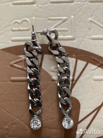 Серьги цепи