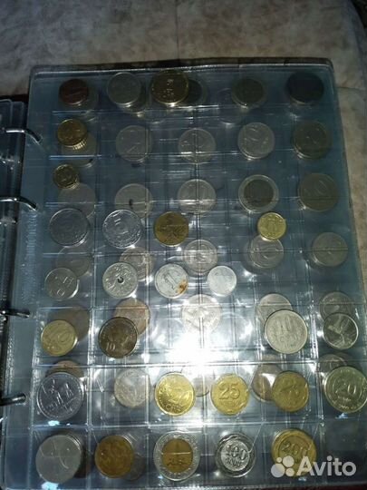 Большая коллекция монет плюс банкноты