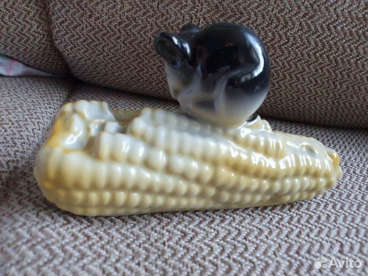 Фарфоровая статуэтка мышь крыса Германия Чехослова
