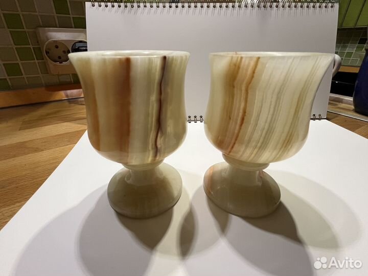 Бокалы из оникса, 100 мл