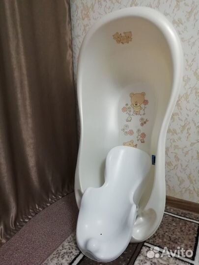 Детская ванночка для купания с горкой