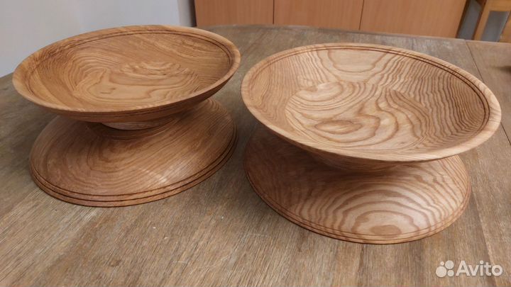 Деревянная тарелка табоки чубин набор 4 шт