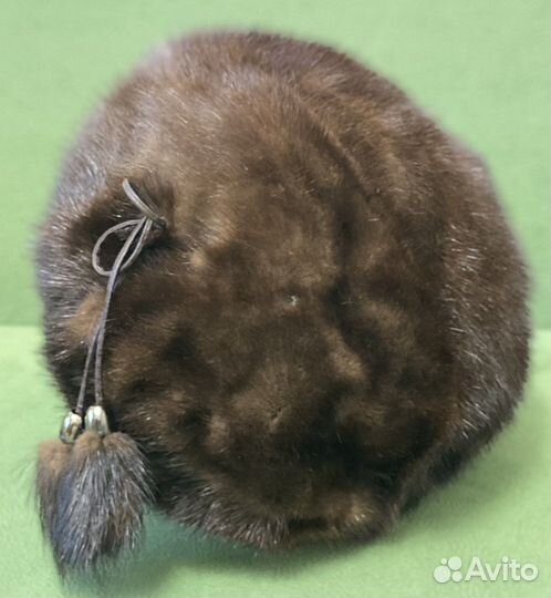 Шапка беретка женская норка