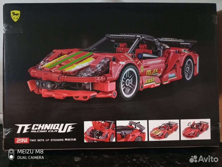 Конструктор аналог Lego гоночные автомобили