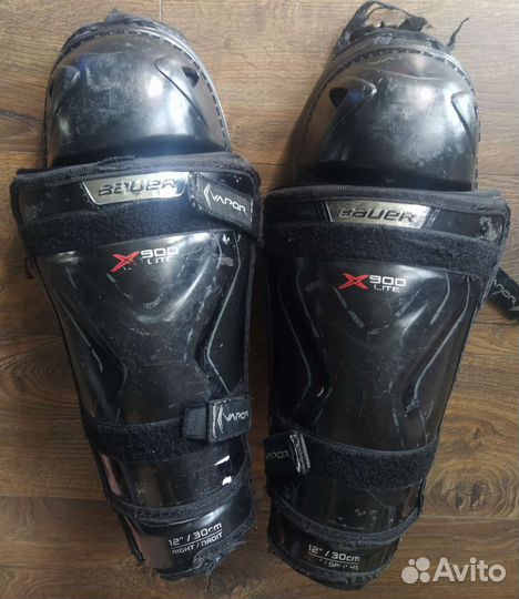 Щитки хоккейные Bauer Jr (L)