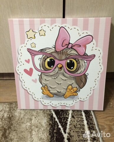 Декоративное панно в детскую для девочки