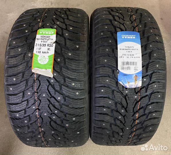 Nokian Tyres Hakkapeliitta 9 SUV 275/40 R20 и 315/35 R20 110T