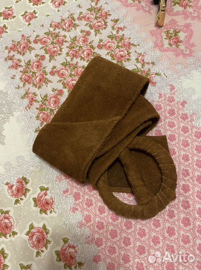 Ремень замшевый