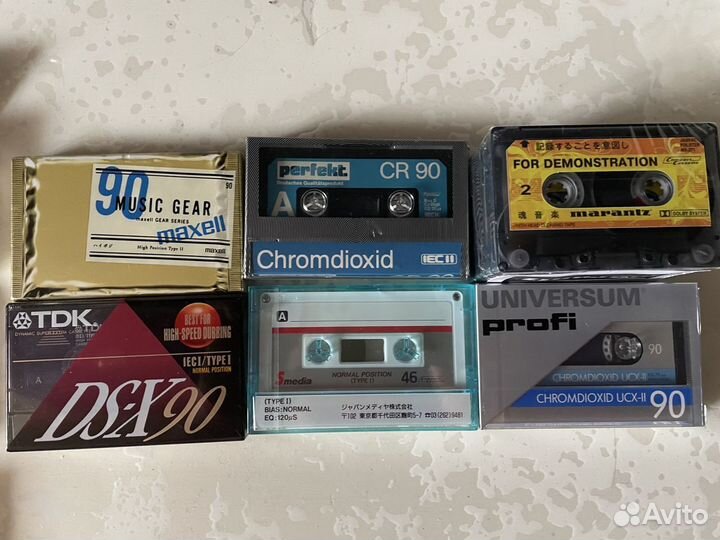 Кассеты новые разные