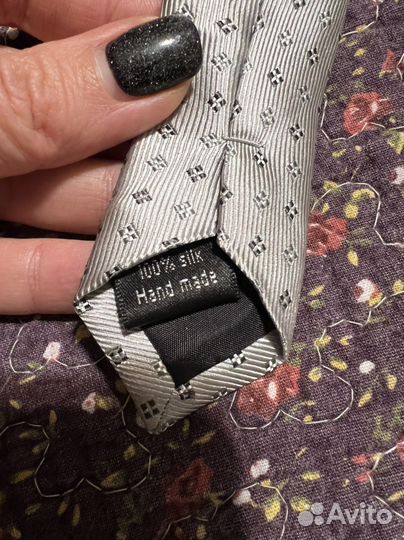 Набор галстук, запонки, зажим