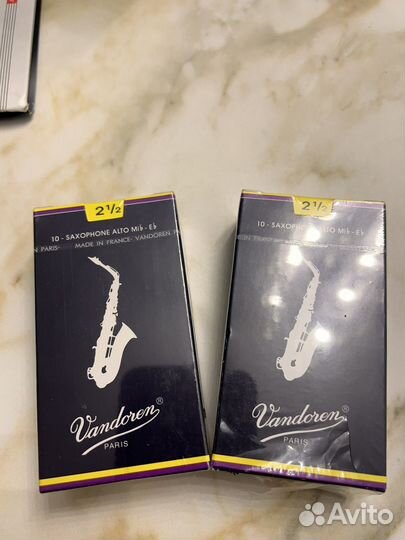 Трости для альт саксофона vandoren