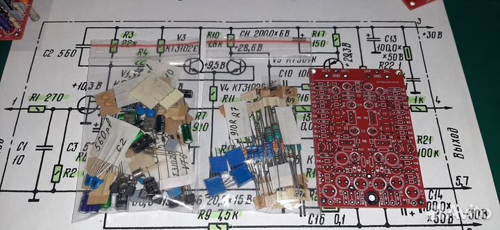 Фонокорректор Сухова Н 1981г. (набор для сборки)