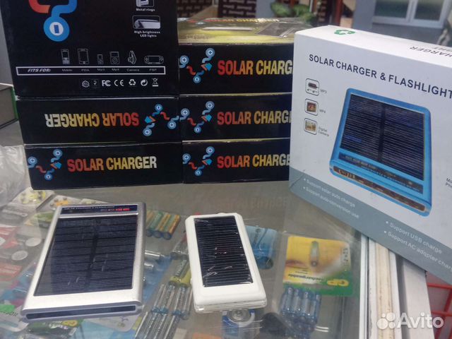 Зарядка на солнечных батареях