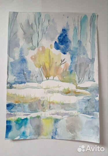 Акварельные пейзажи