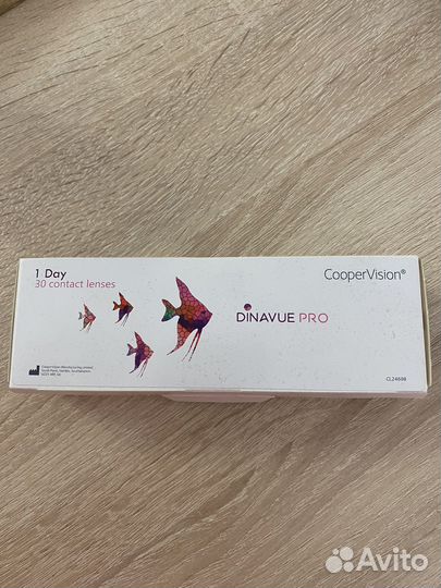 Линзы контактные однодневные dinavue pro -2,5