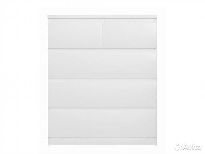 Мальта комод 3+2 ящика 80х99 Белый