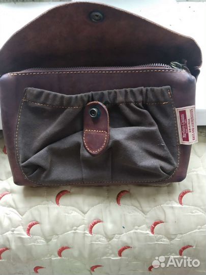 Кожаная Поясная сумка