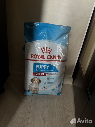 Royal canin medium puppy 3кг