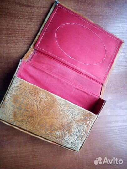 Кожаная коробка для хранения игральных карт Индия