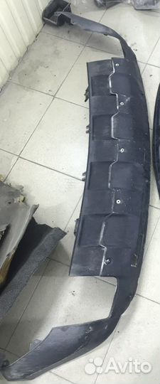 Юбка бампера задняя на мерседес w164 дорест