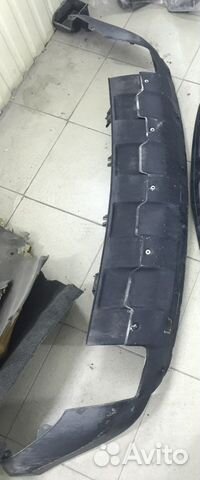 Юбка бампера задняя на мерседес w164 дорест