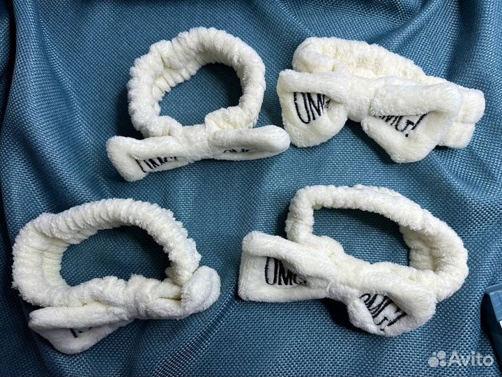 Женский ободок-повязка плюшевый для волос