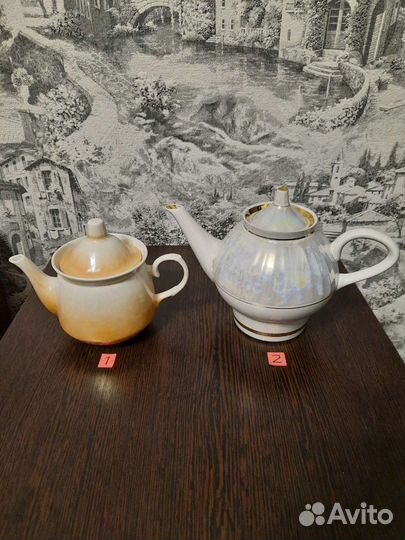 Чайник заварник,сахарница,масленка,молочник(ссср)