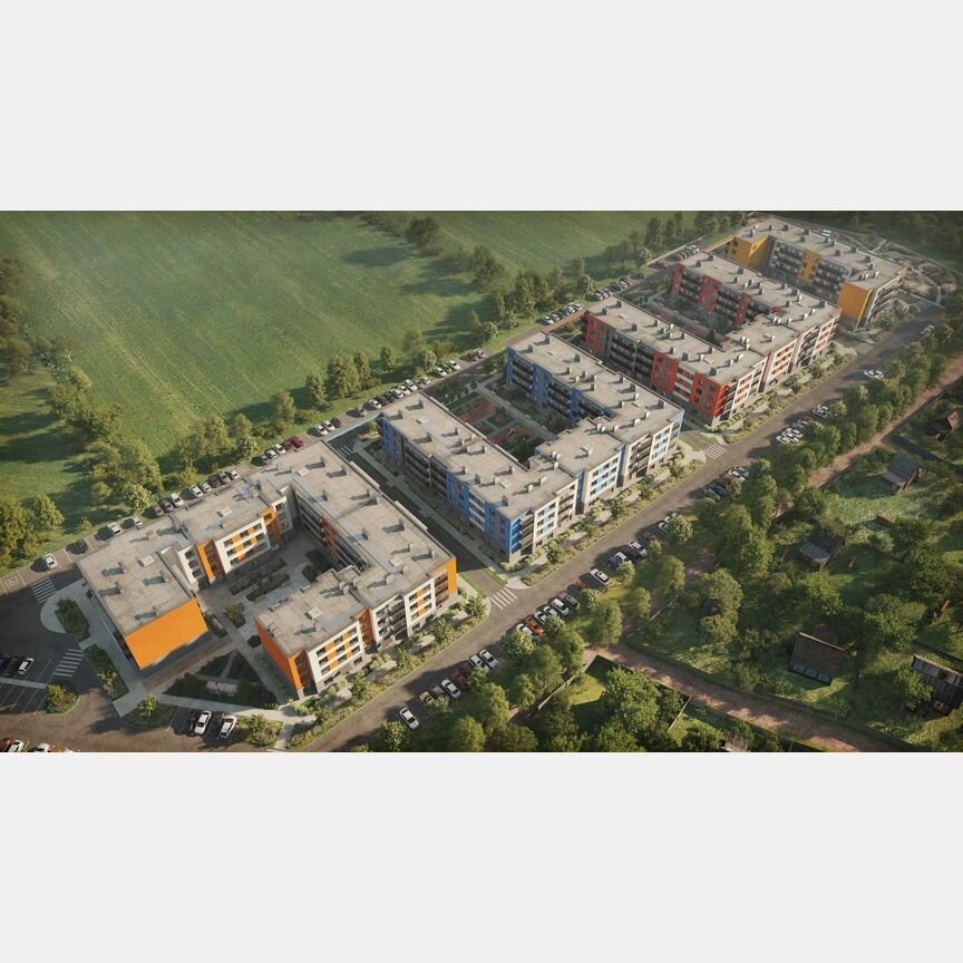 1-к. квартира, 40 м², 2/4 эт.