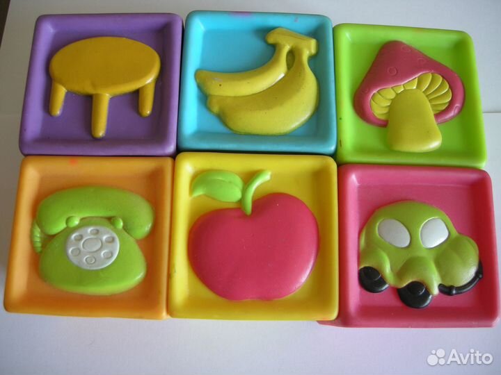 Кубики резиновые