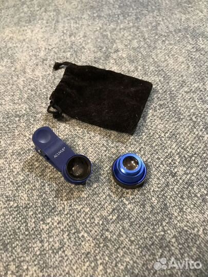 Монопод и Объективы макро и фишай для смартфона