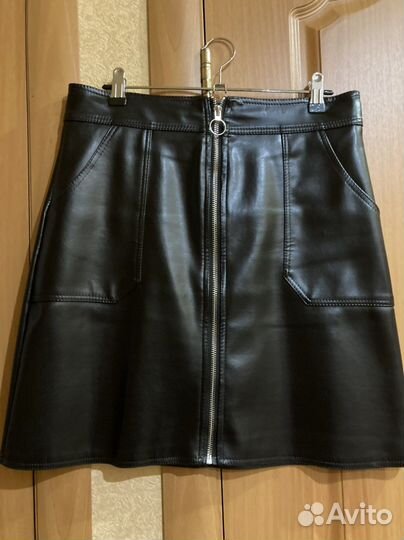 Кожаная юбка
