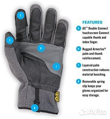 Перчатки mechanix winter wind resistance XXL