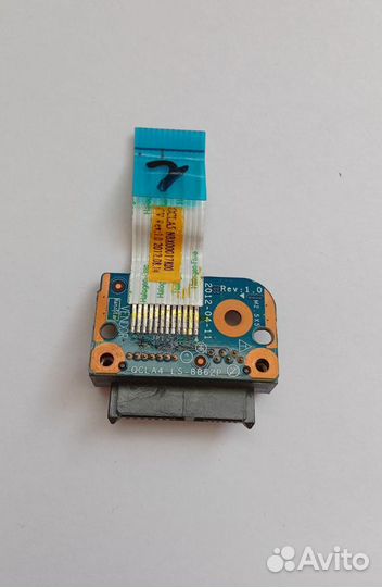 Плата разъема привода DVD ноутбука Samsung NP355V