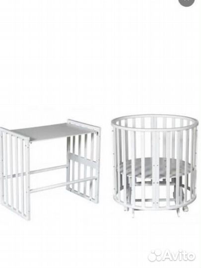 Детская кроватка трансформер 8в1+полный комплект