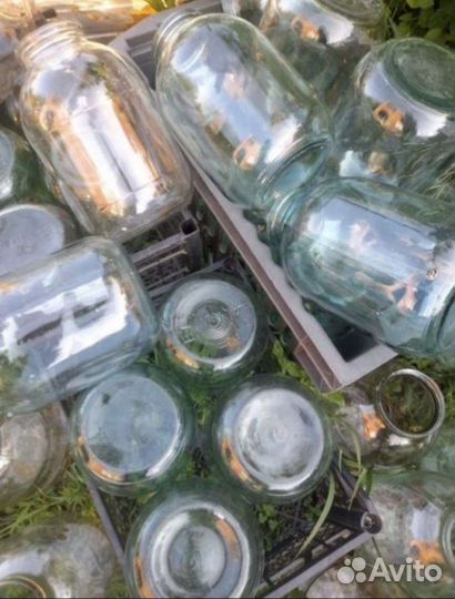 Стеклянные Банки много