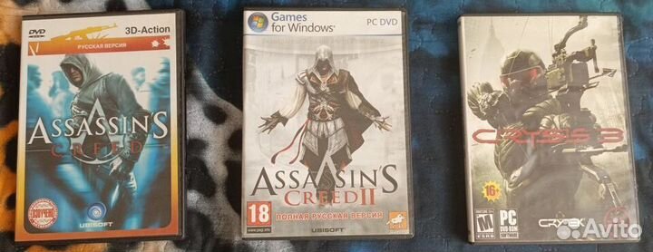 Игры для компьютера разные (пк двд диски) dvd-box