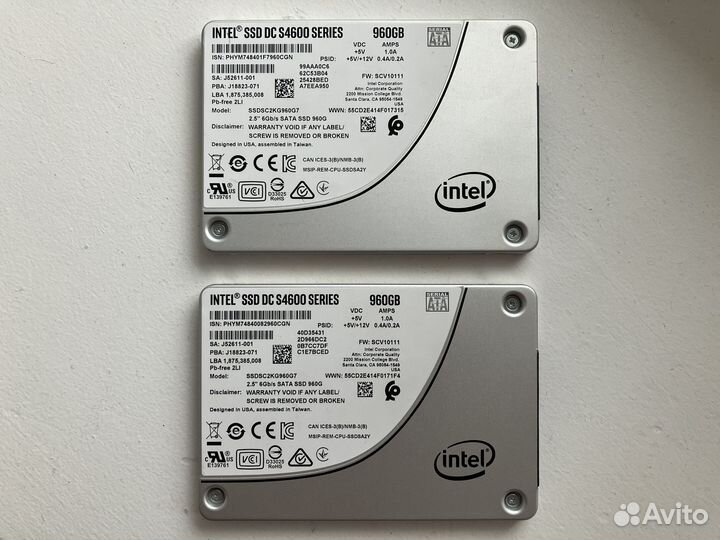 SSD Intel DC S4600 960GB SATA