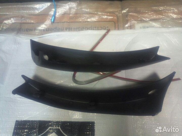 Расширитель бампера передний Mitsubishi Pajero